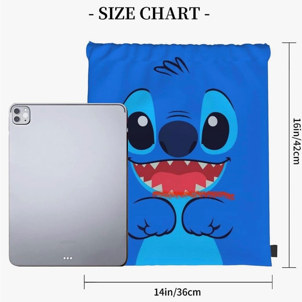 Stitch Drawstring Backpack - Picture 3 of 3
